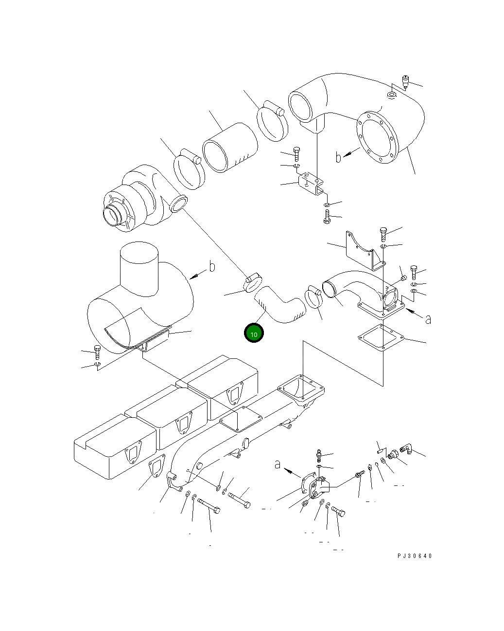 Шланг 6631-11-4750 Komatsu