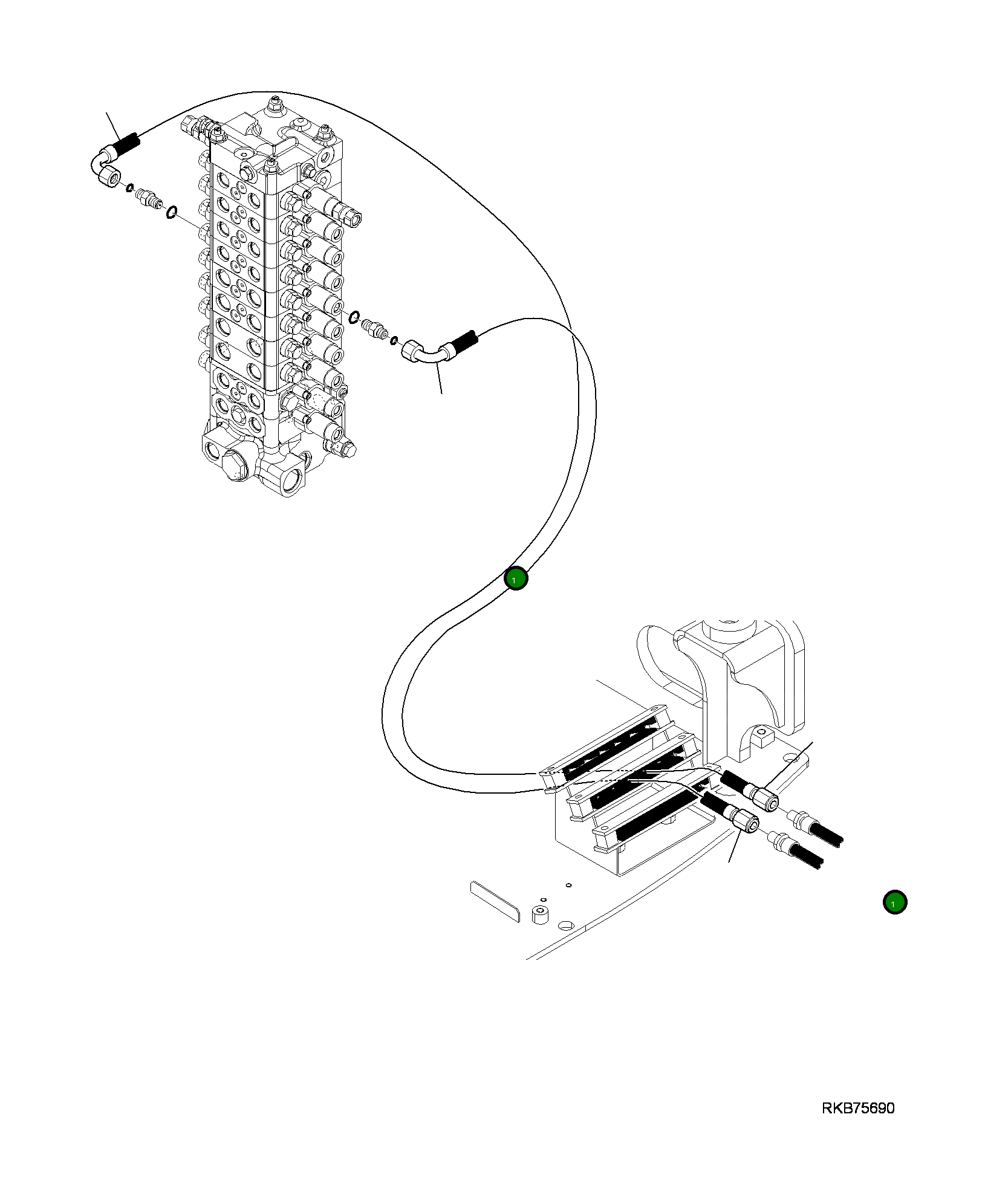 Шланг 22E-62-22430 Komatsu