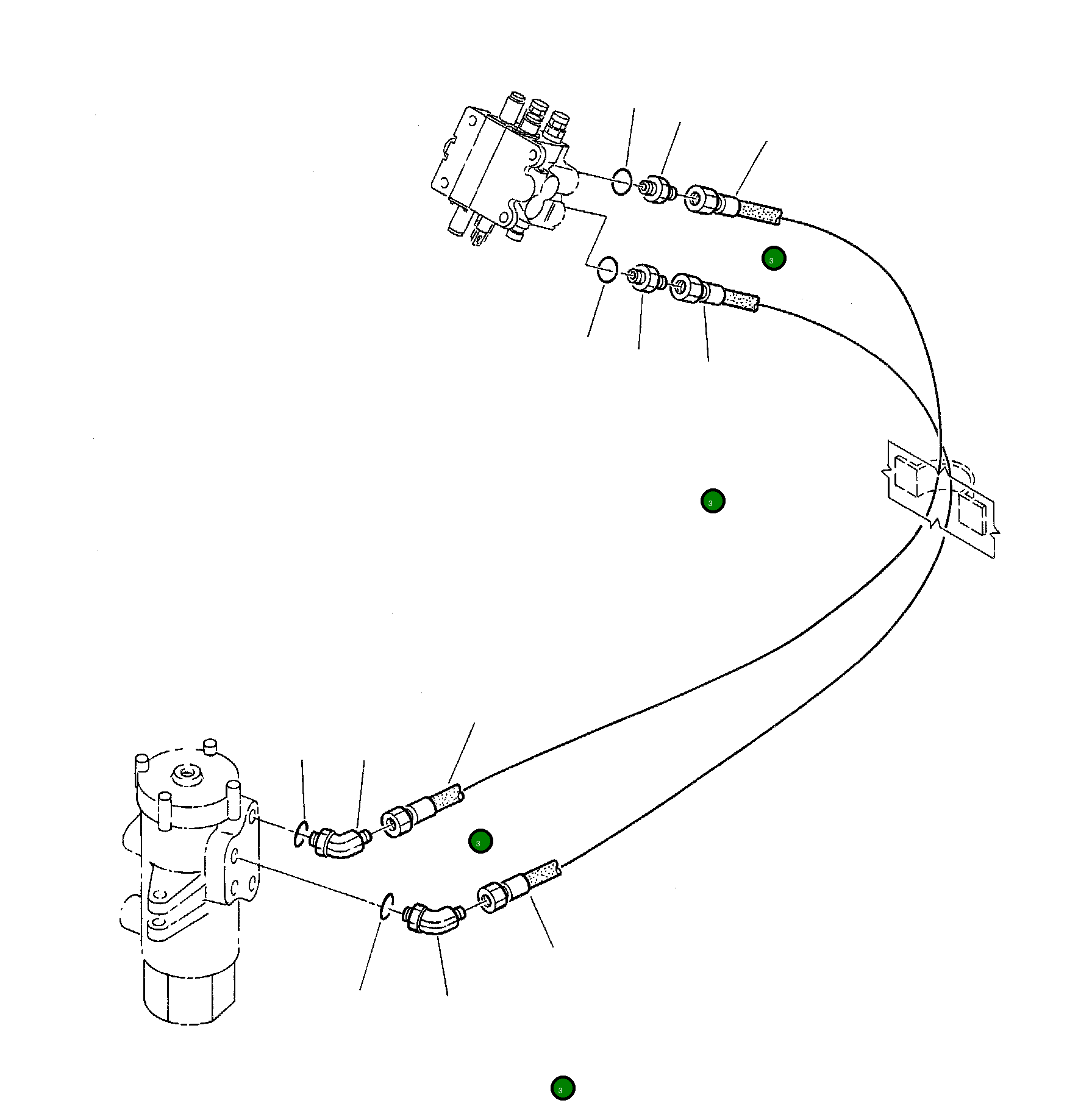 Шланг 392059143 Komatsu