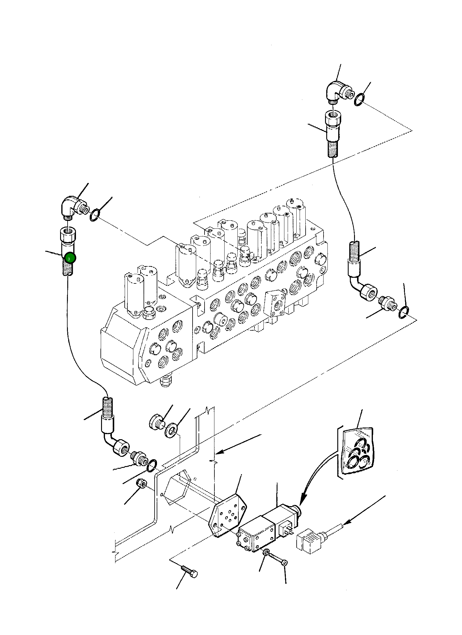 Шланг 21D-09-95920 Komatsu