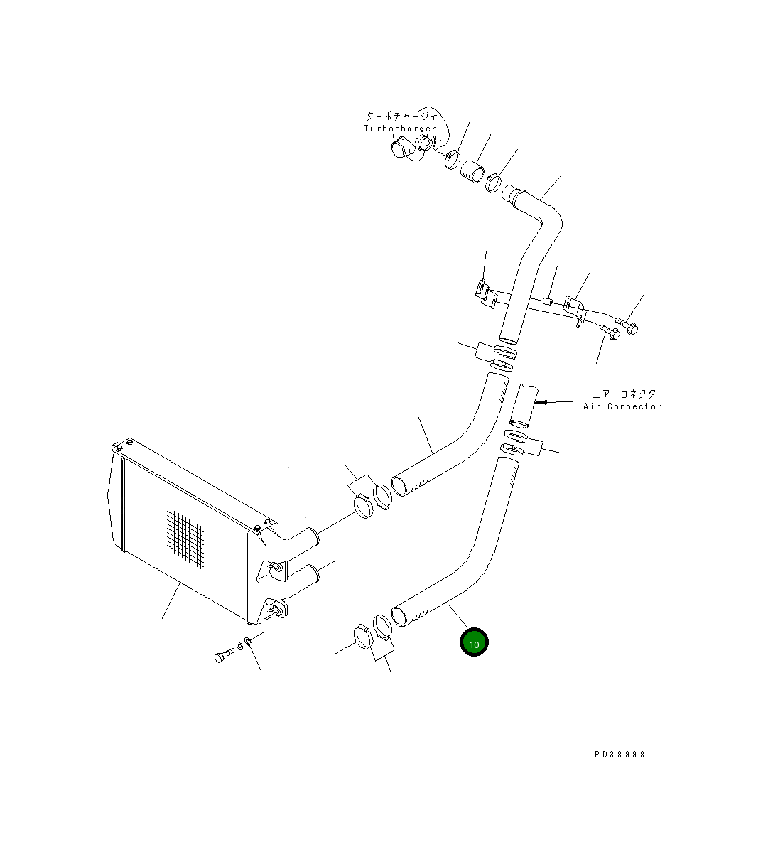 Шланг 6209-11-4790 Komatsu
