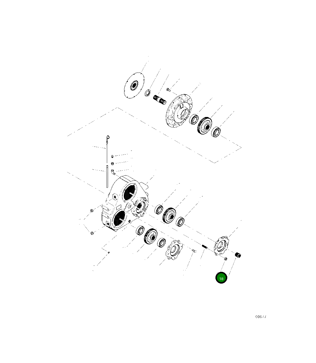 Гайка 10776KF Komatsu