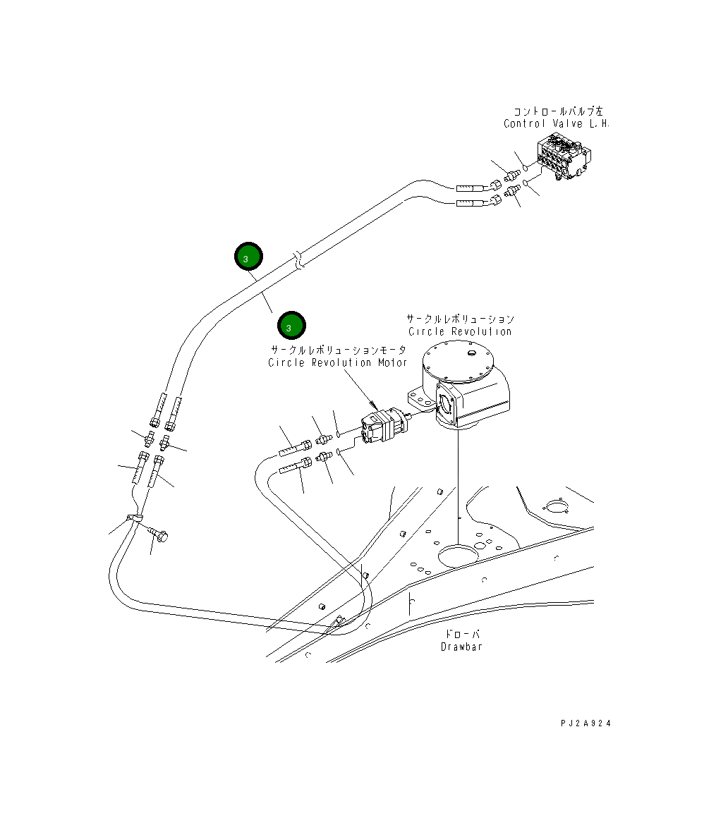 Шланг 230-09-64415 Komatsu