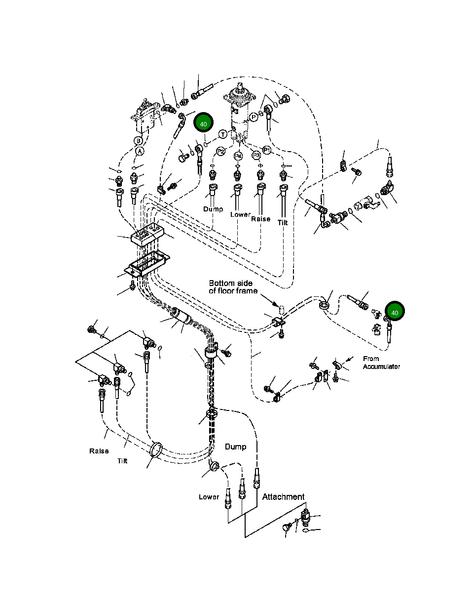Шланг 416-43-A1220 Komatsu