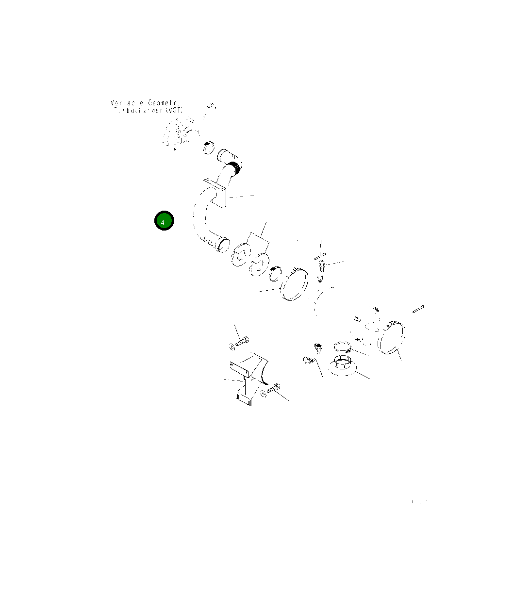 Шланг 2A6-01-11111 Komatsu