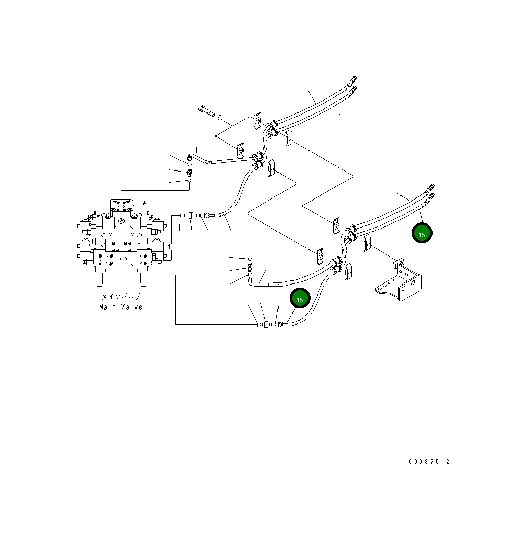 Шланг 426-62-31631 Komatsu