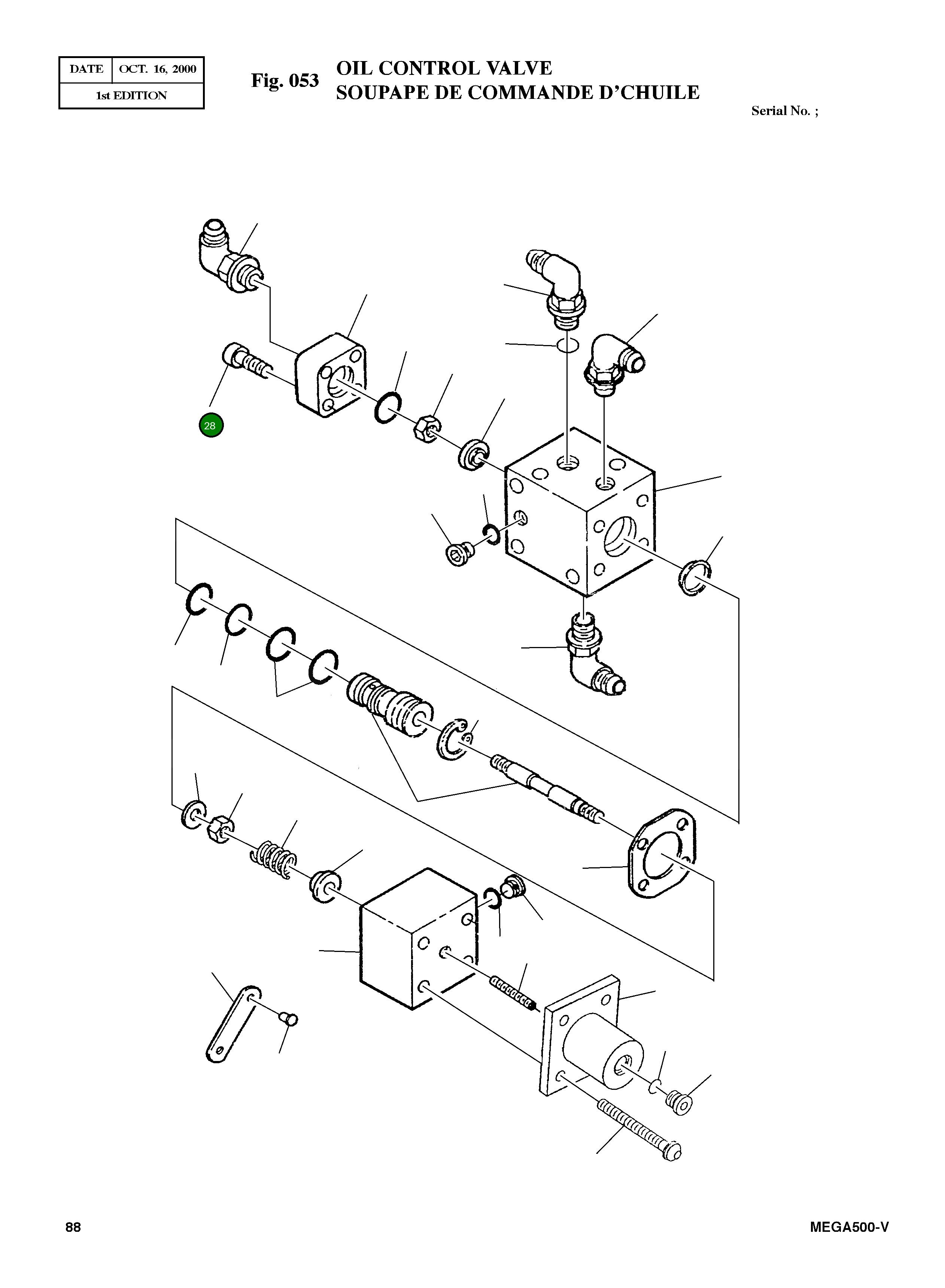 Винт 3417077 Komatsu