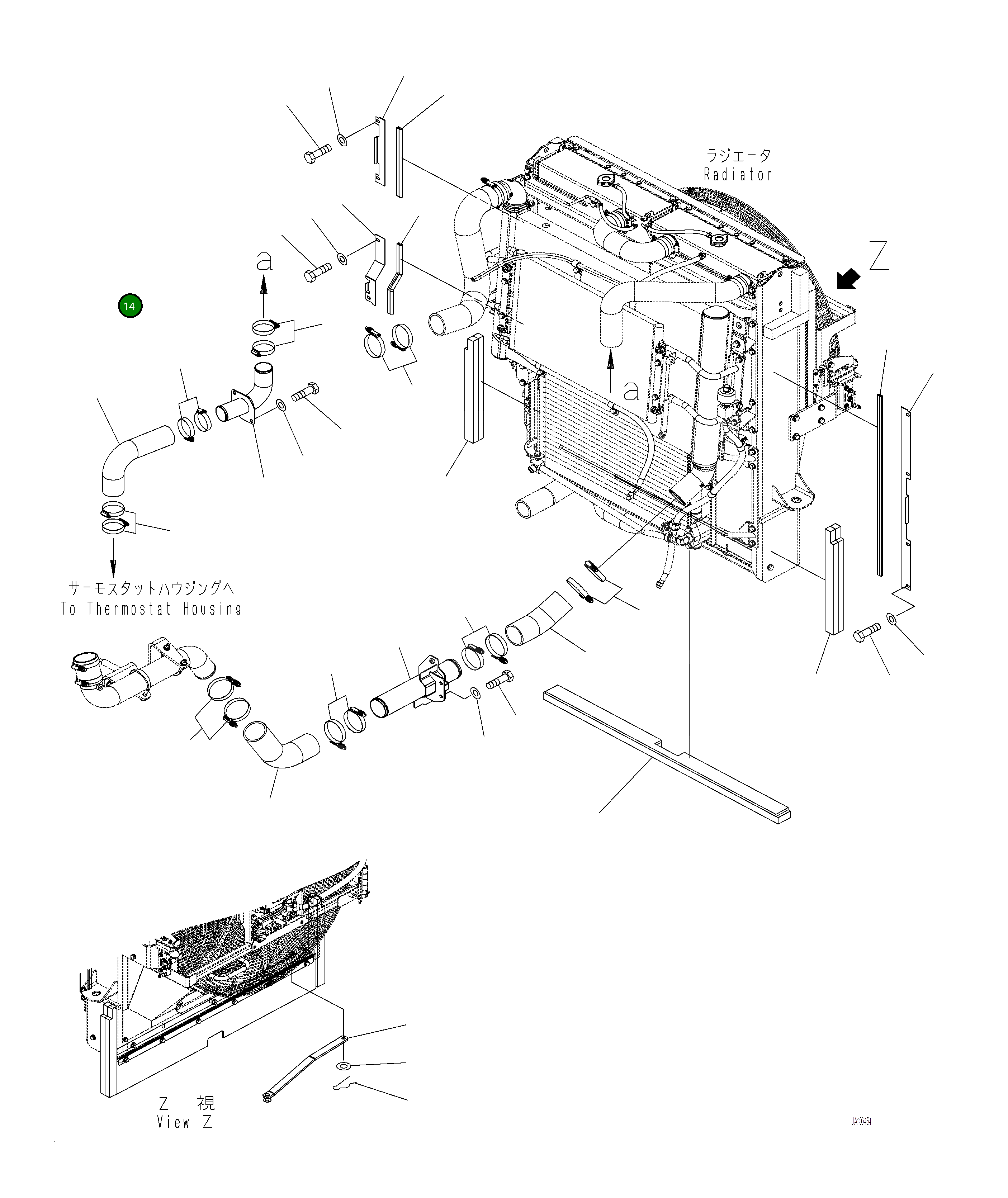 Шланг 421-03-62951 Komatsu