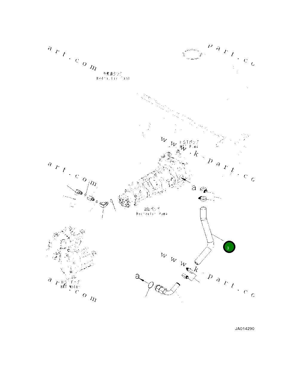 Шланг 418-18-51460 Komatsu