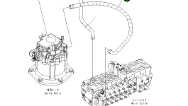 Шланг 22F-62-34320 Komatsu