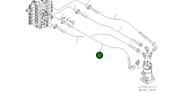 Шланг 22U-62-25580 Komatsu
