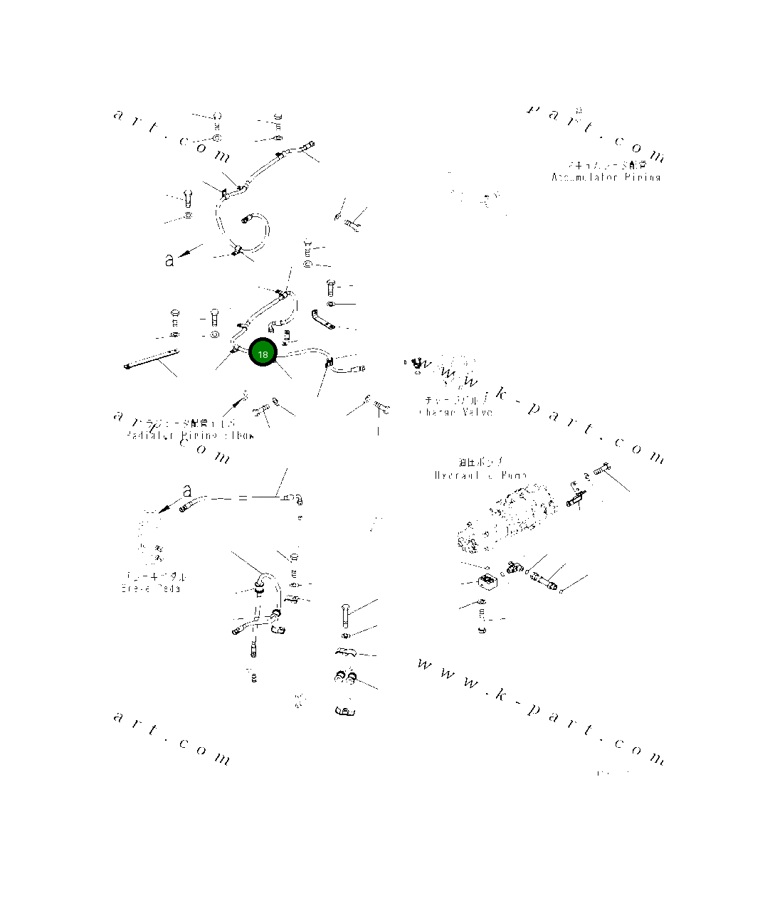 Шланг 418-43-57890 Komatsu