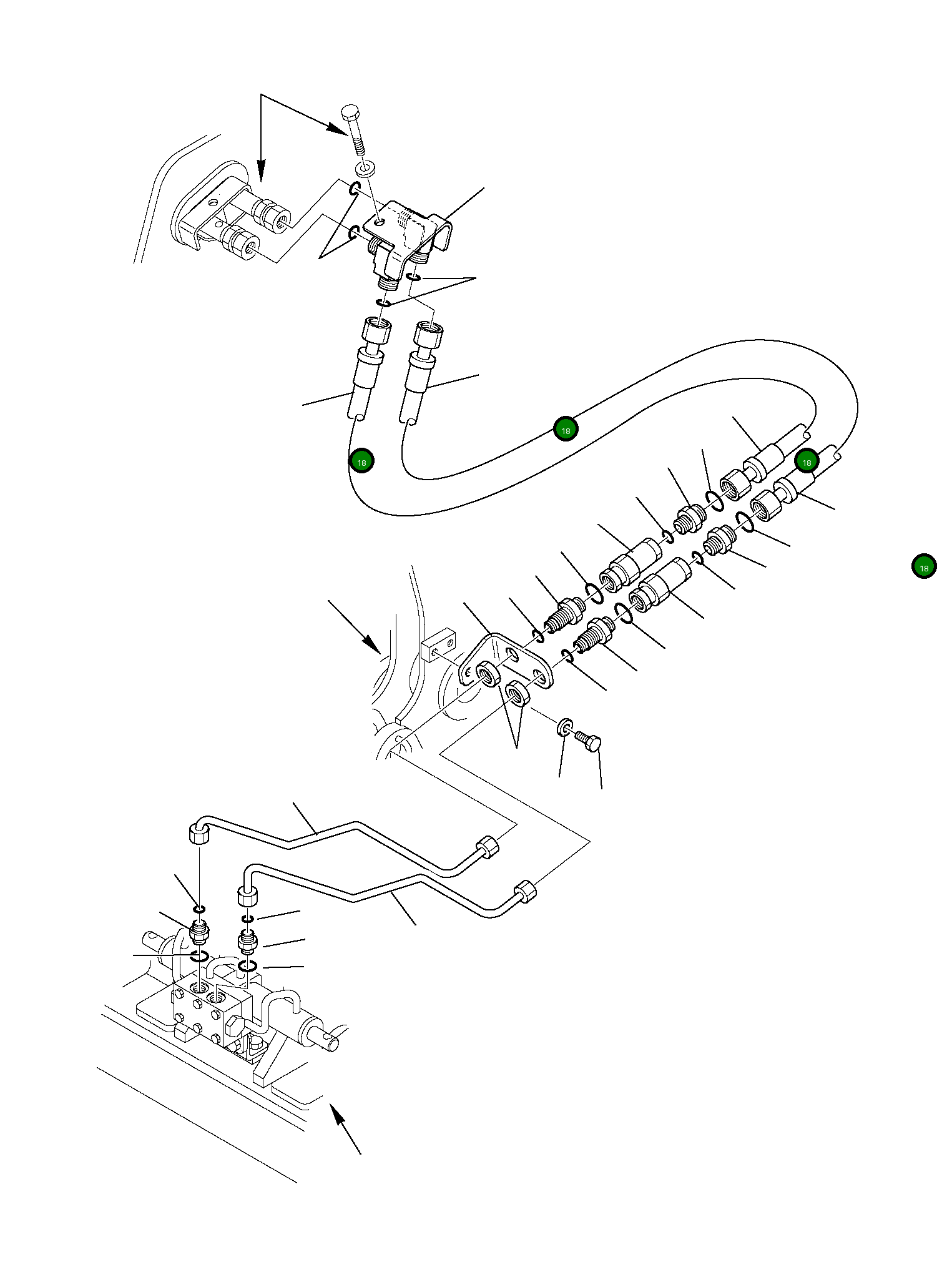 Шланг 395-62-15701 Komatsu