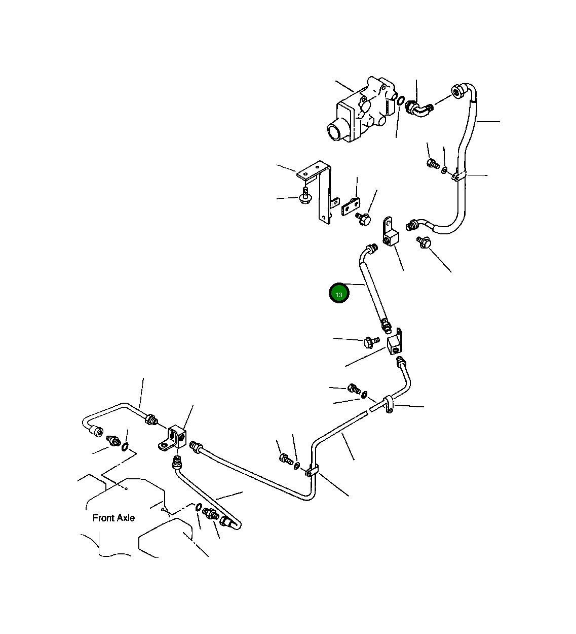 Шланг 419-43-13120 Komatsu