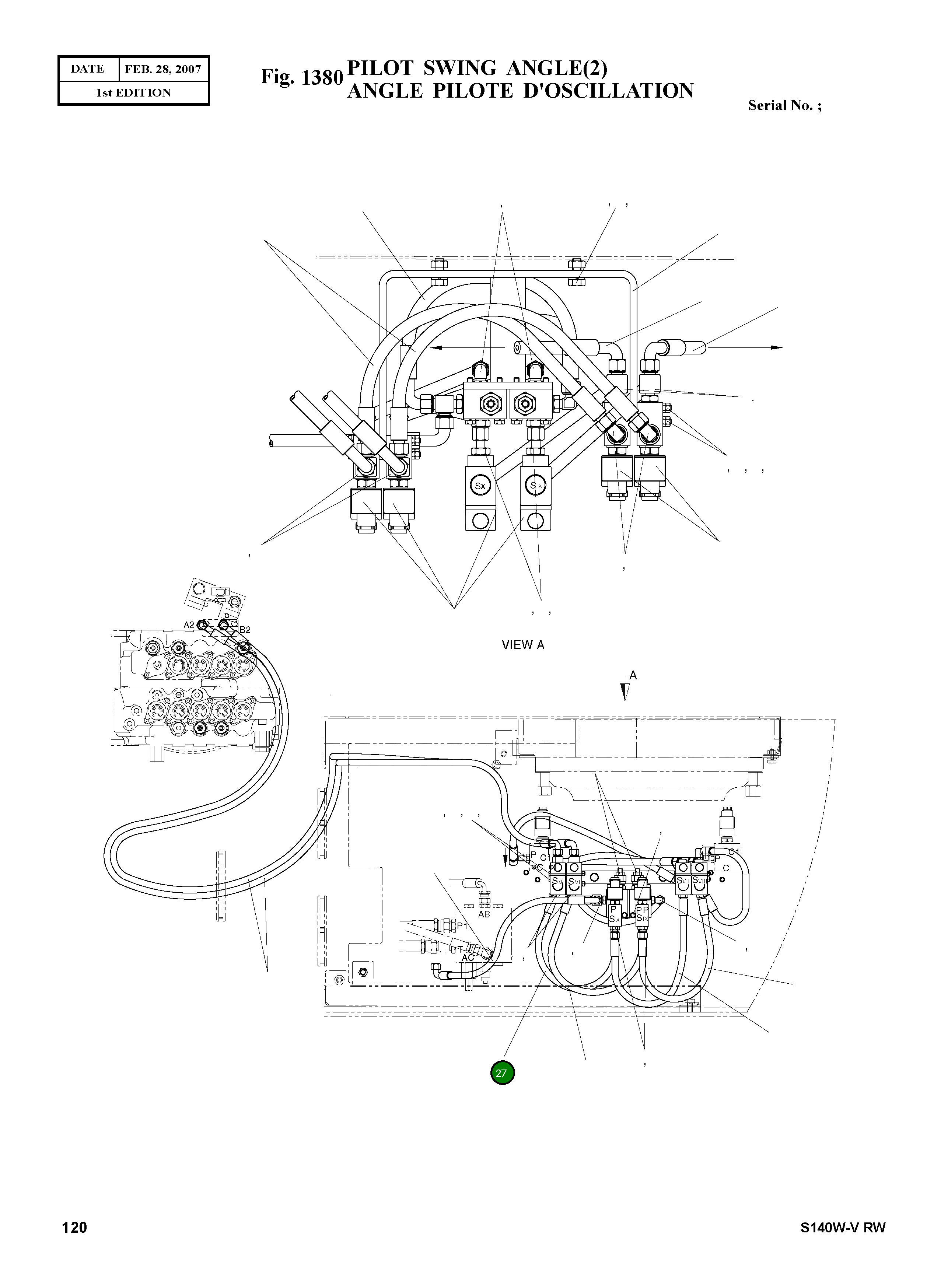 Шланг 2184-1026D97 Komatsu