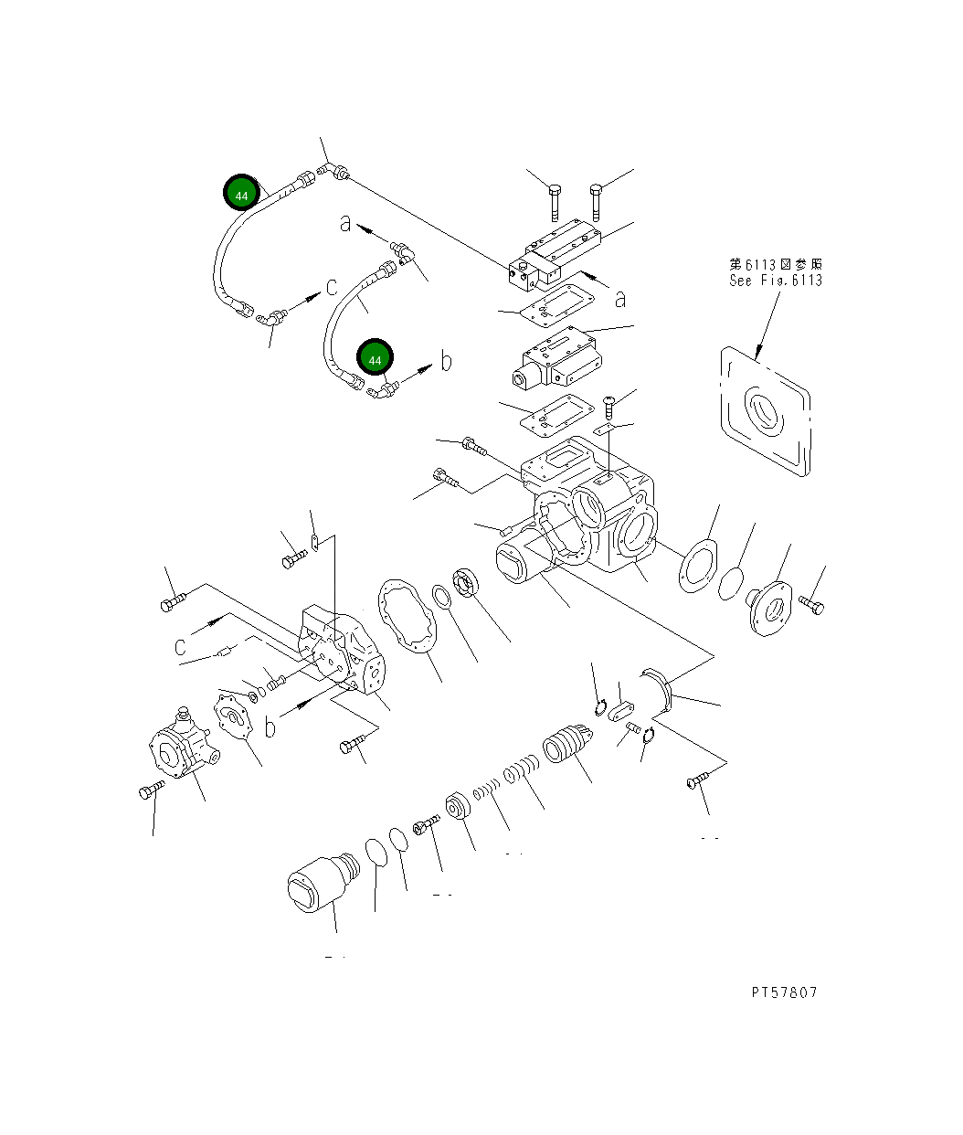 Шланг STEG0040A Komatsu