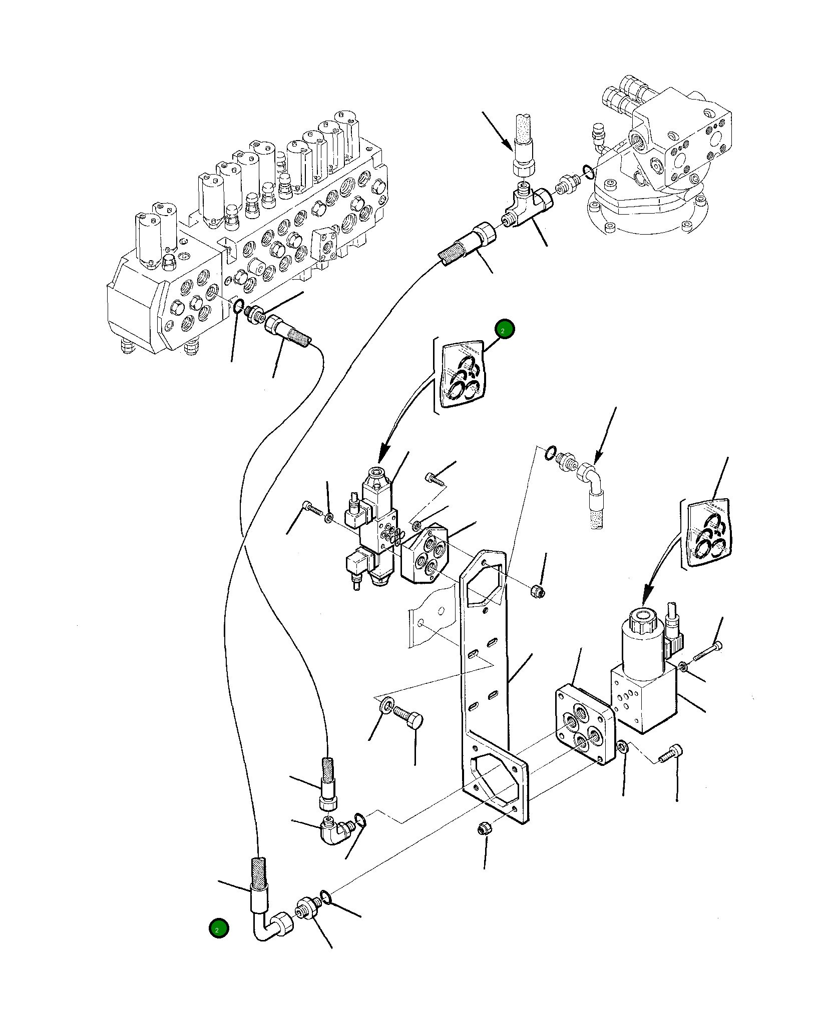 Шланг 21D-09-91460 Komatsu