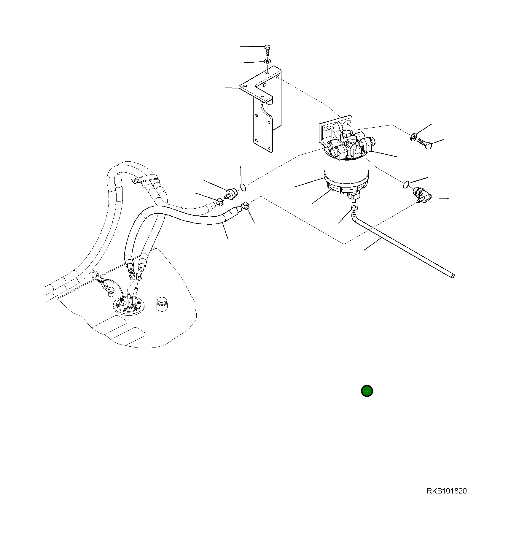 Шланг 42N-04-11690 Komatsu