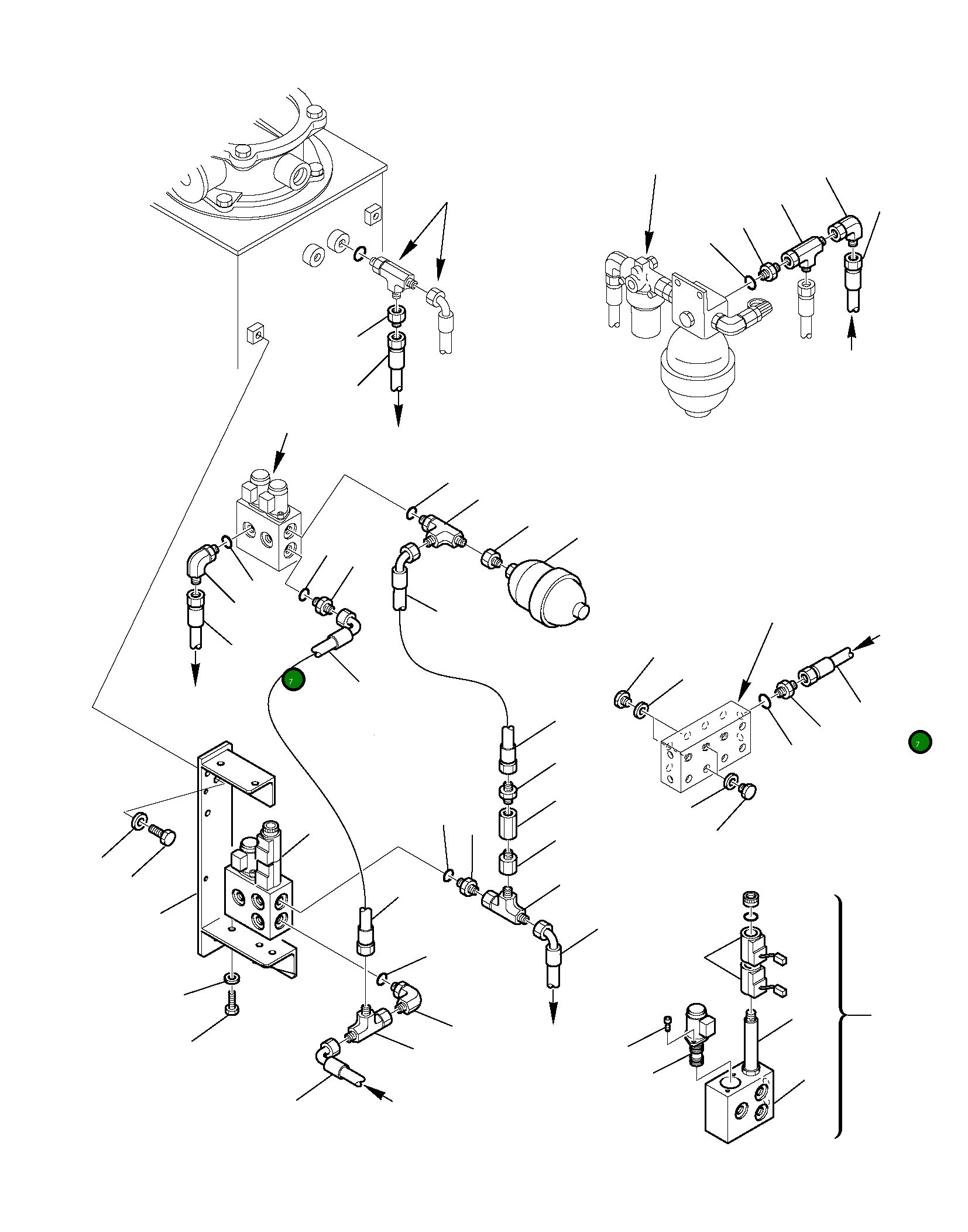 Шланг 21D-09-97310 Komatsu