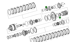 Внутреннее кольцо подшипника 0750 117 491 Komatsu