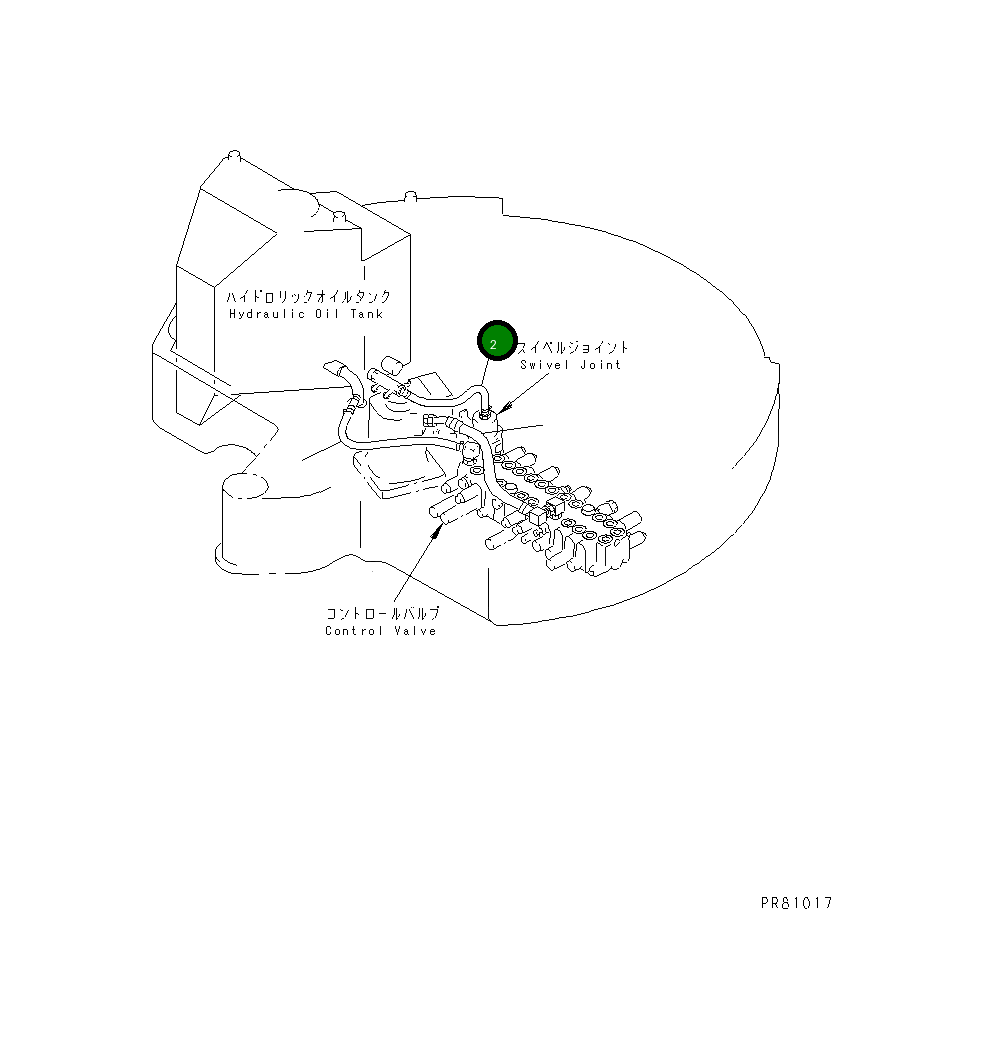 Шланг YM172422-78400 Komatsu