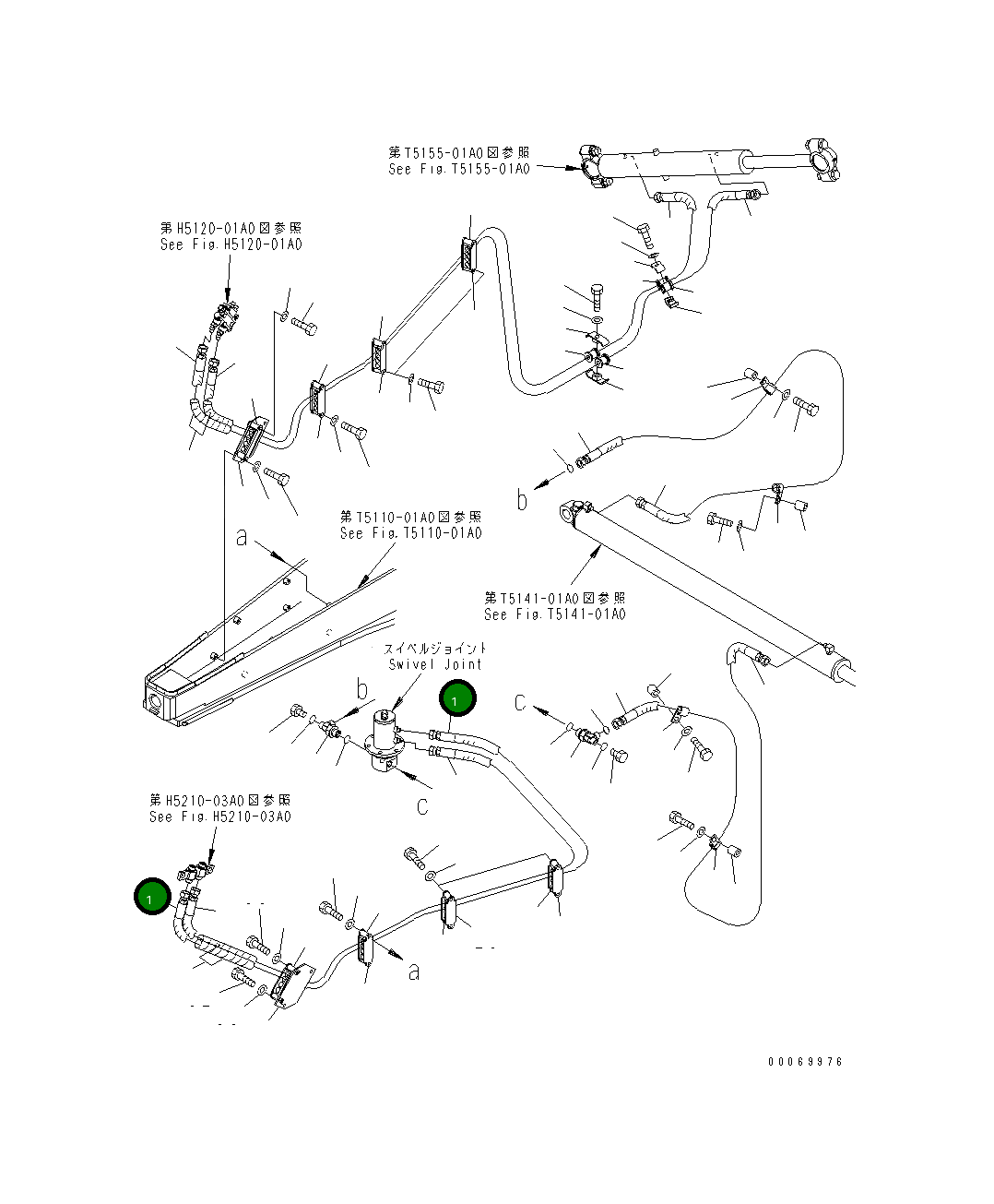 Шланг 23B-60-61911 Komatsu