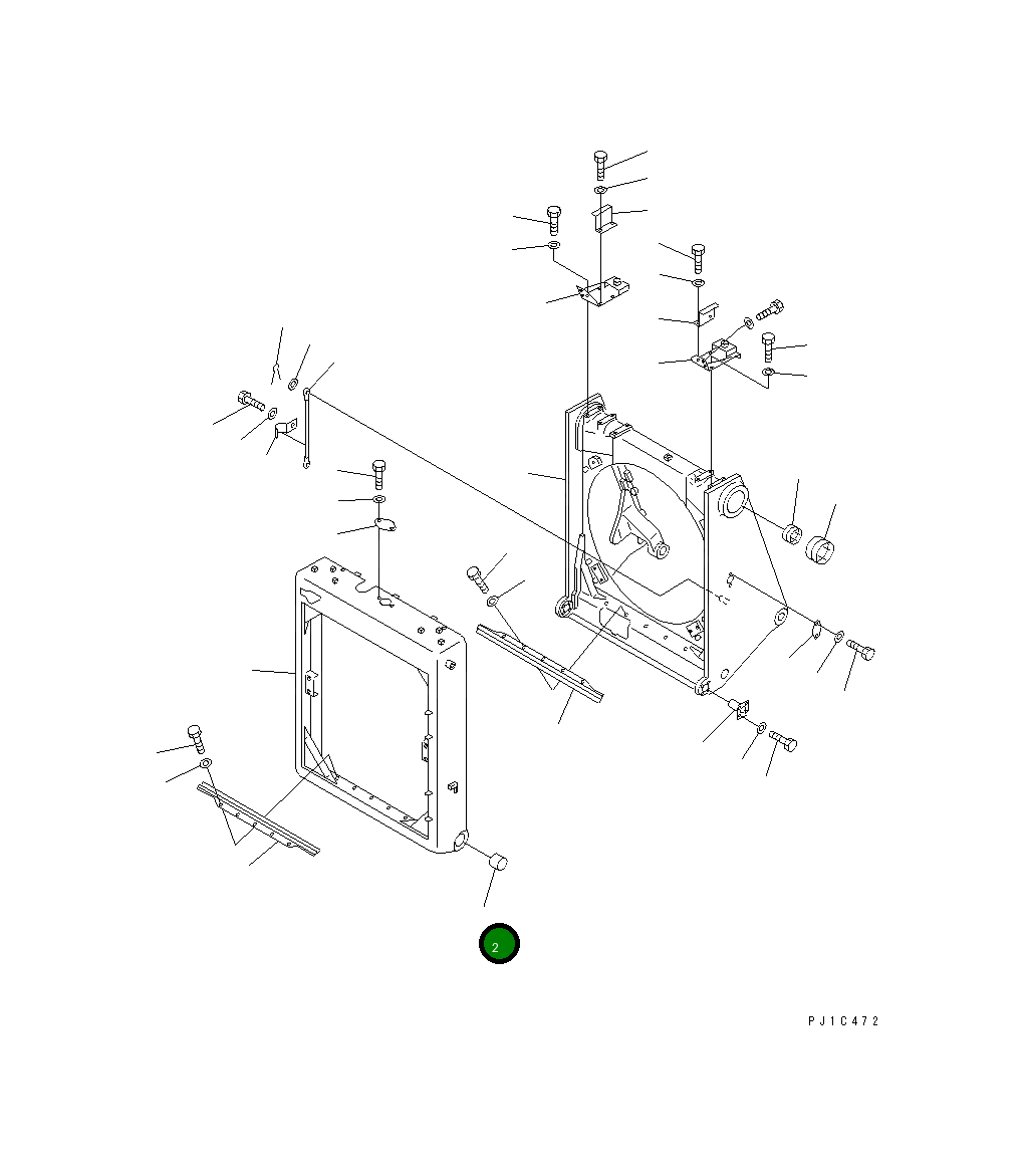 Втулка 195-54-41351 Komatsu