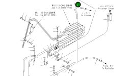 Шланг 20Y-979-4320 Komatsu