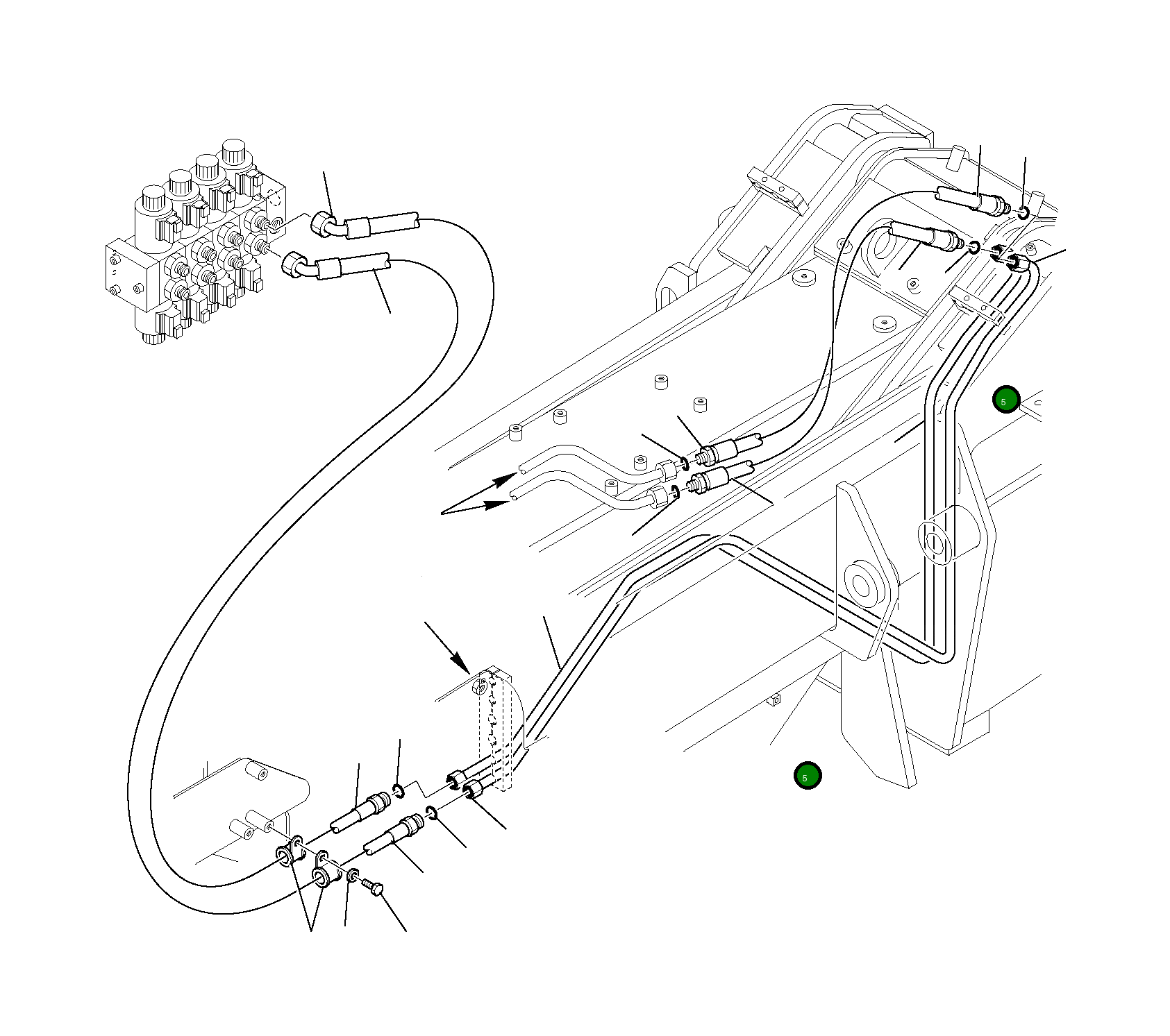 Шланг 395-62-16870 Komatsu