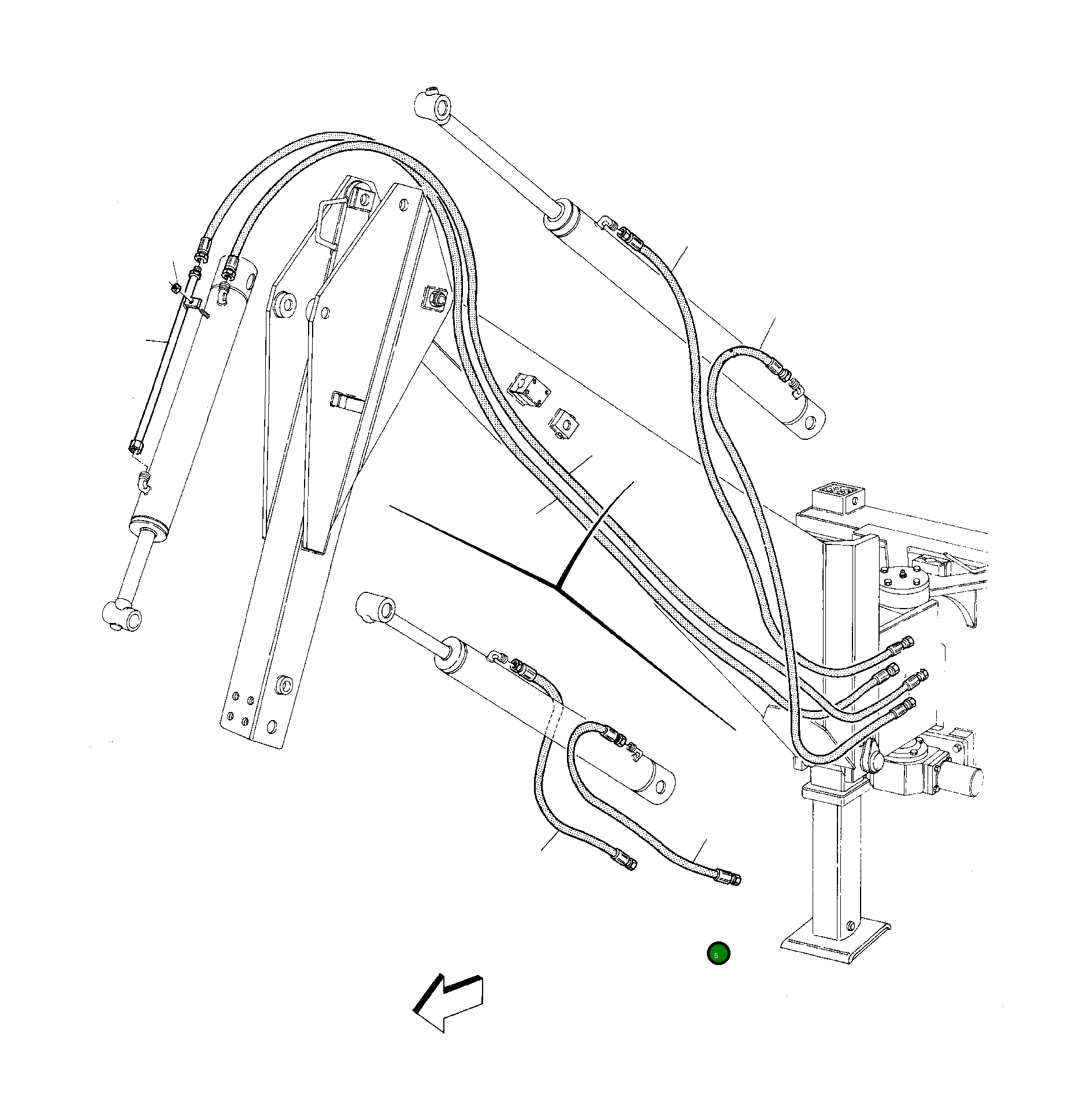 Шланг UE2000251 Komatsu