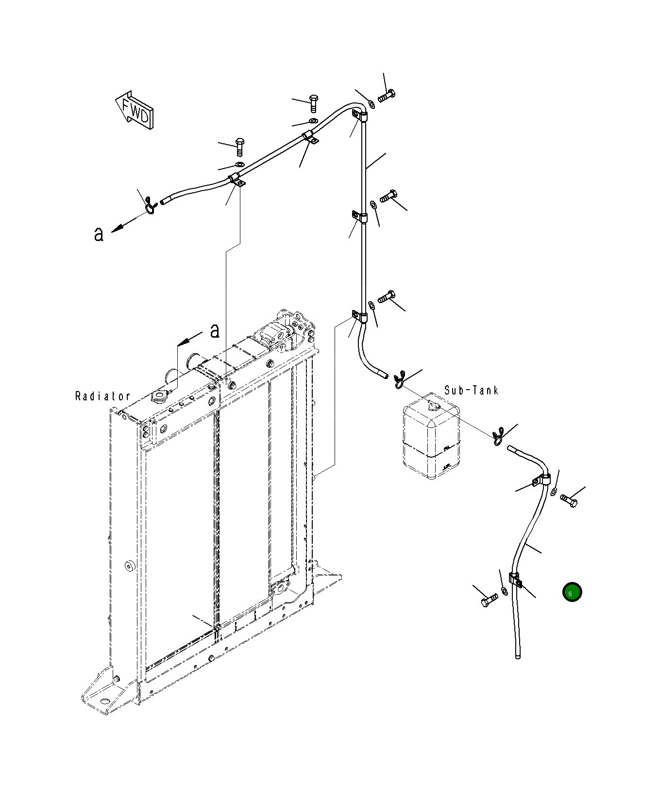 Шланг 23H-03-12151 Komatsu
