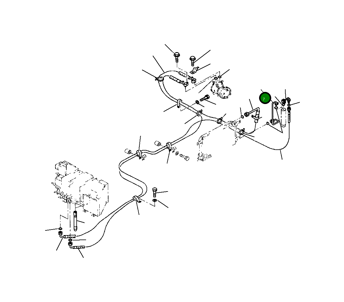 Шланг 20Y-979-2651 Komatsu