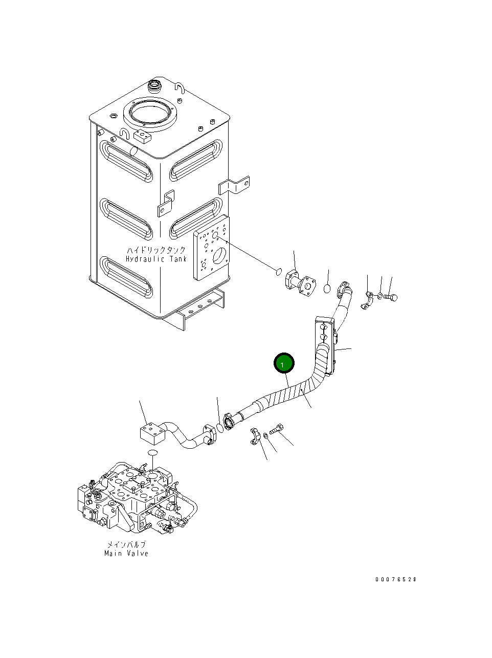 Шланг 421-62-33650 Komatsu