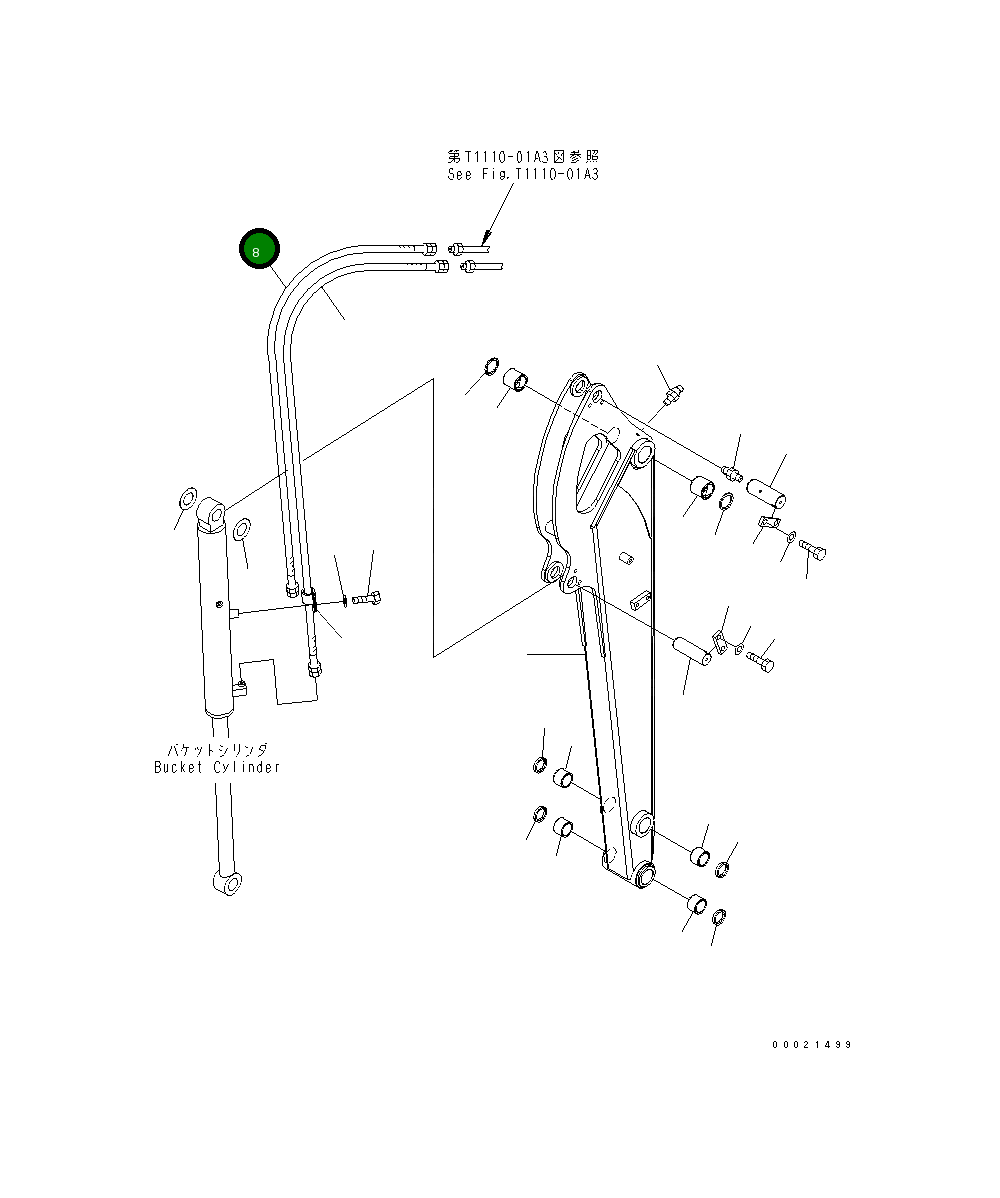 Шланг 22L-943-2730 Komatsu