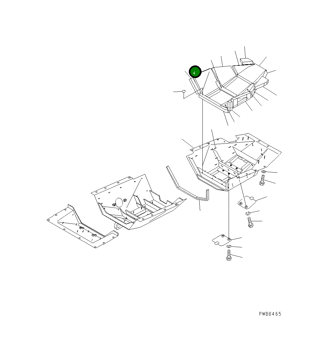 Тканевый элемент 154-862-8530 Komatsu