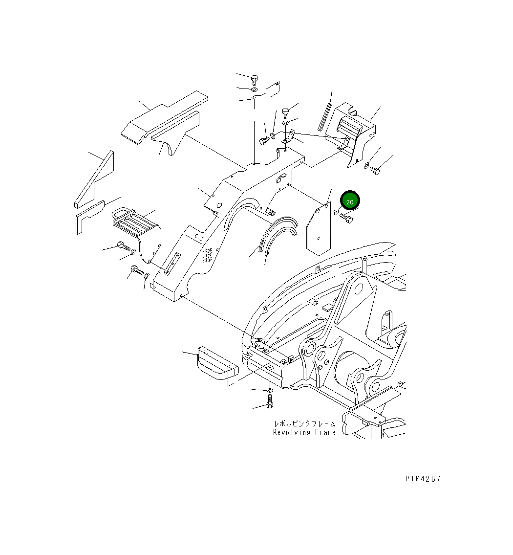 Втулка 21N-30-11340 Komatsu