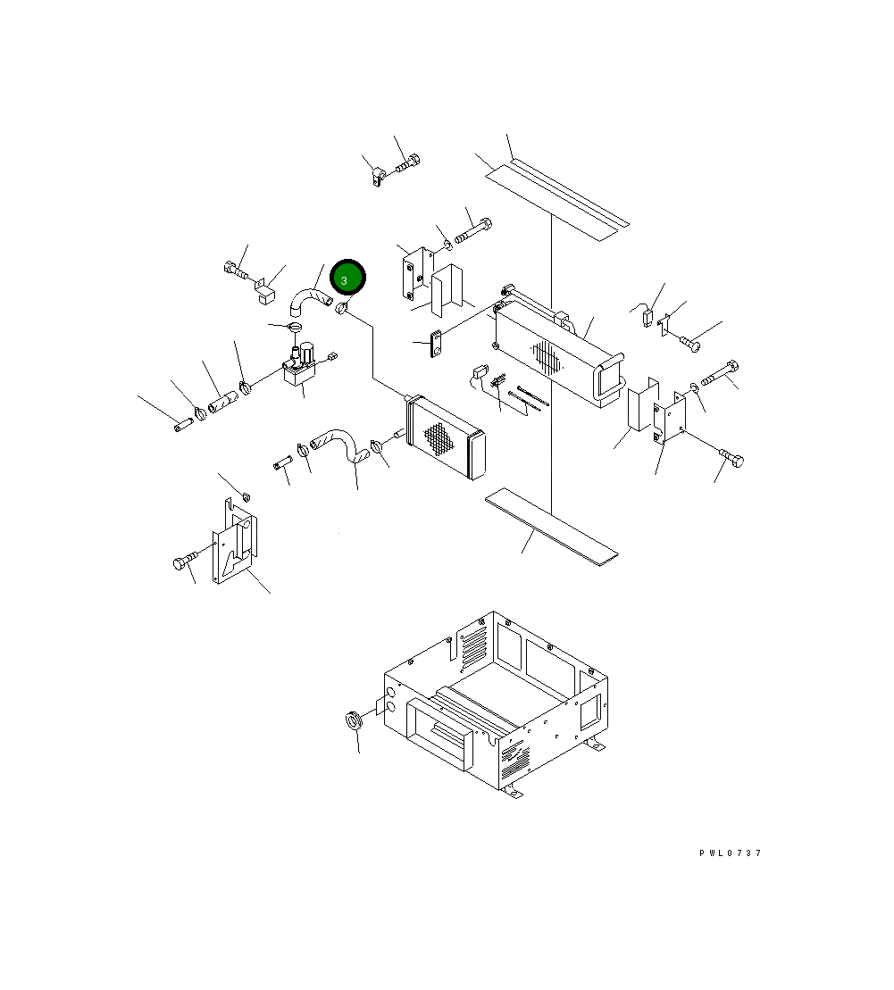 Шланг TW7013-2260 Komatsu