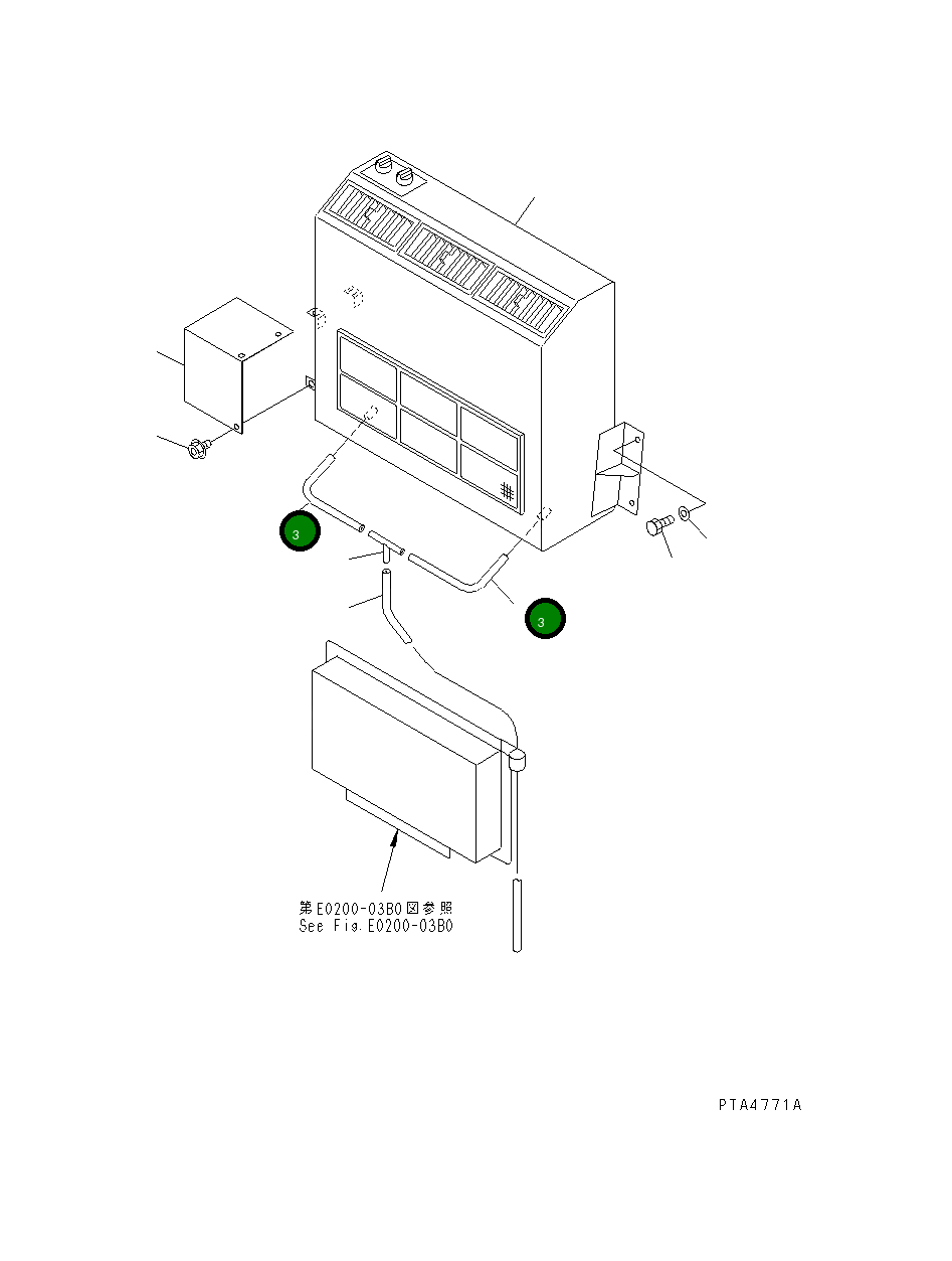 Шланг 21W-978-2250 Komatsu