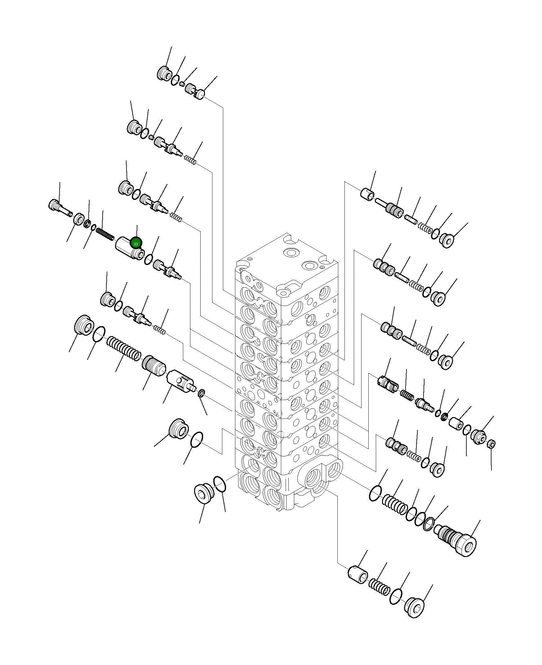 Втулка 890001732 Komatsu
