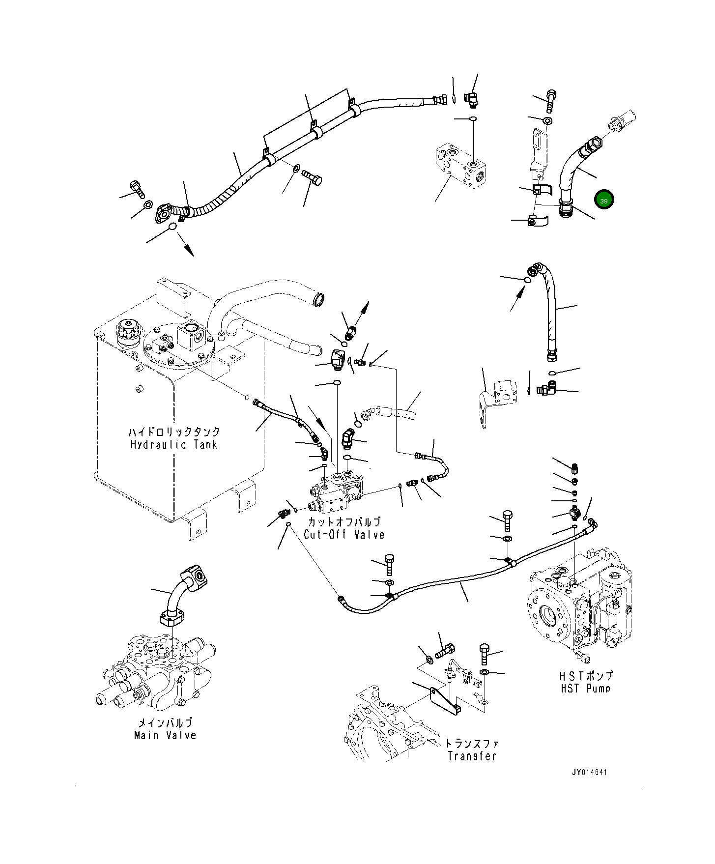 Шланг 419-62-43640 Komatsu