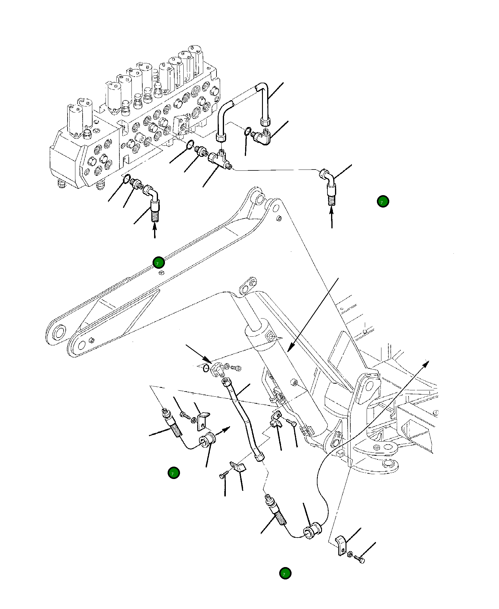 Шланг 21D-09-93480 Komatsu