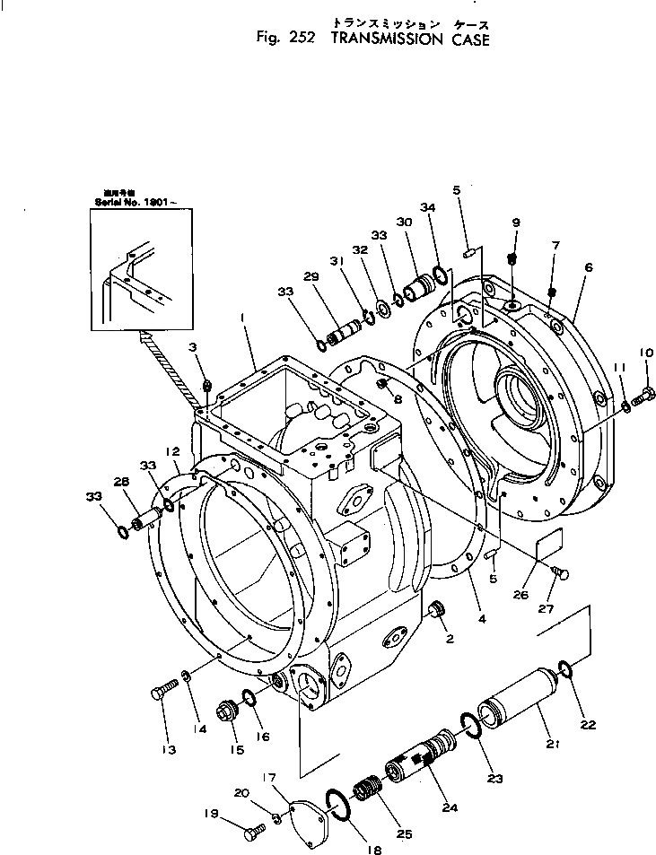 Втулка 125-15-21670 Komatsu