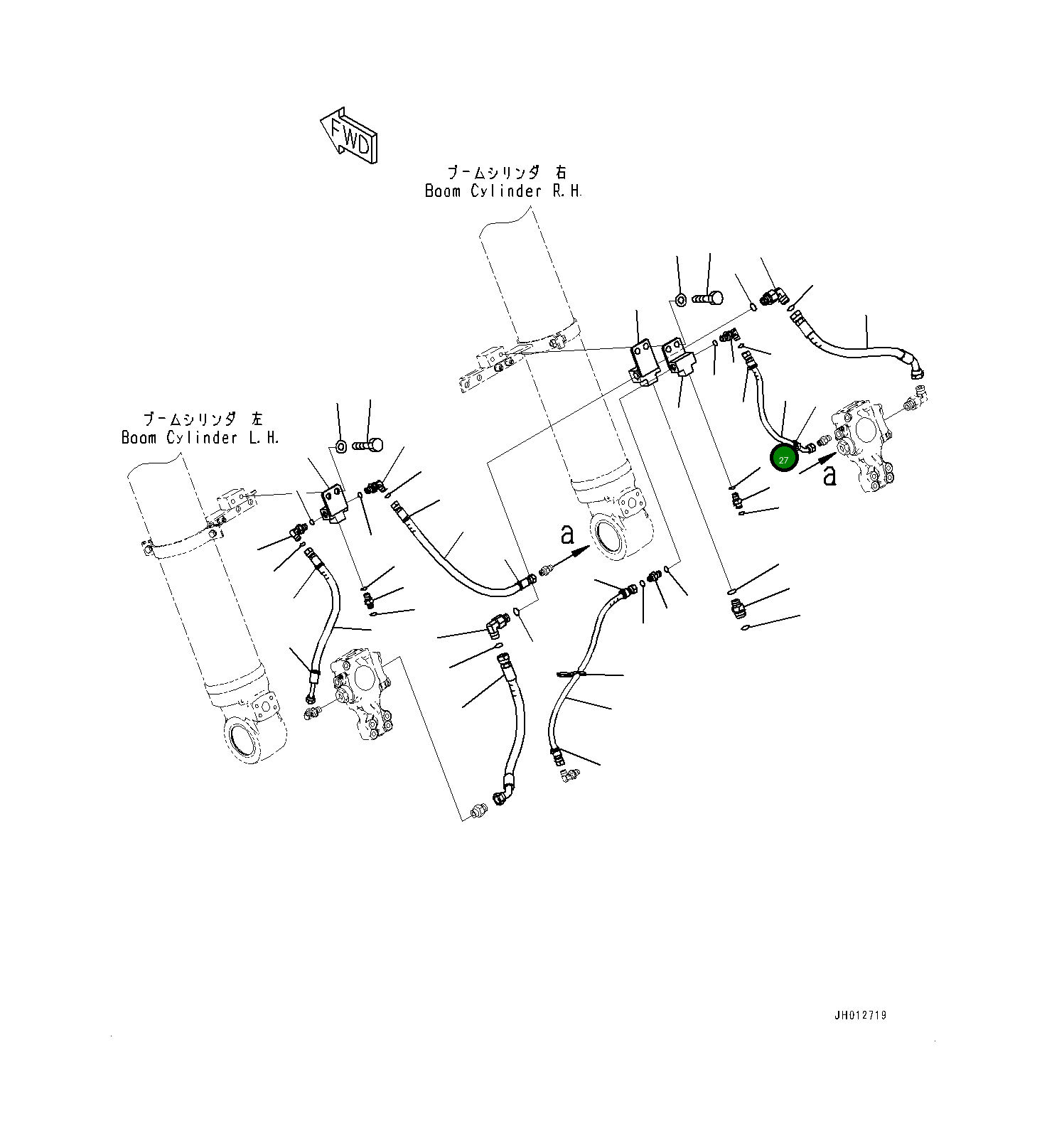 Шланг 2A5-62-18922 Komatsu