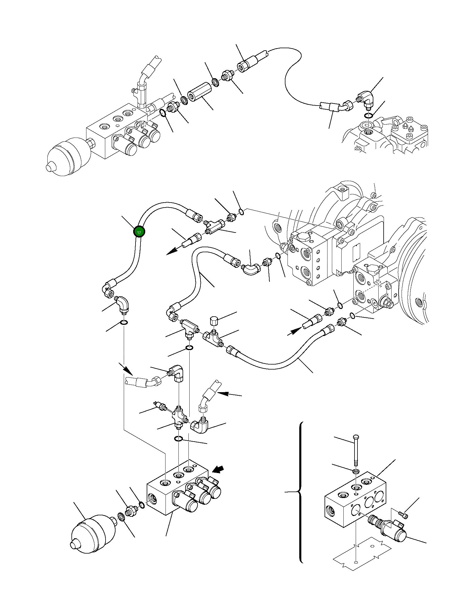 Шланг 392368110 Komatsu