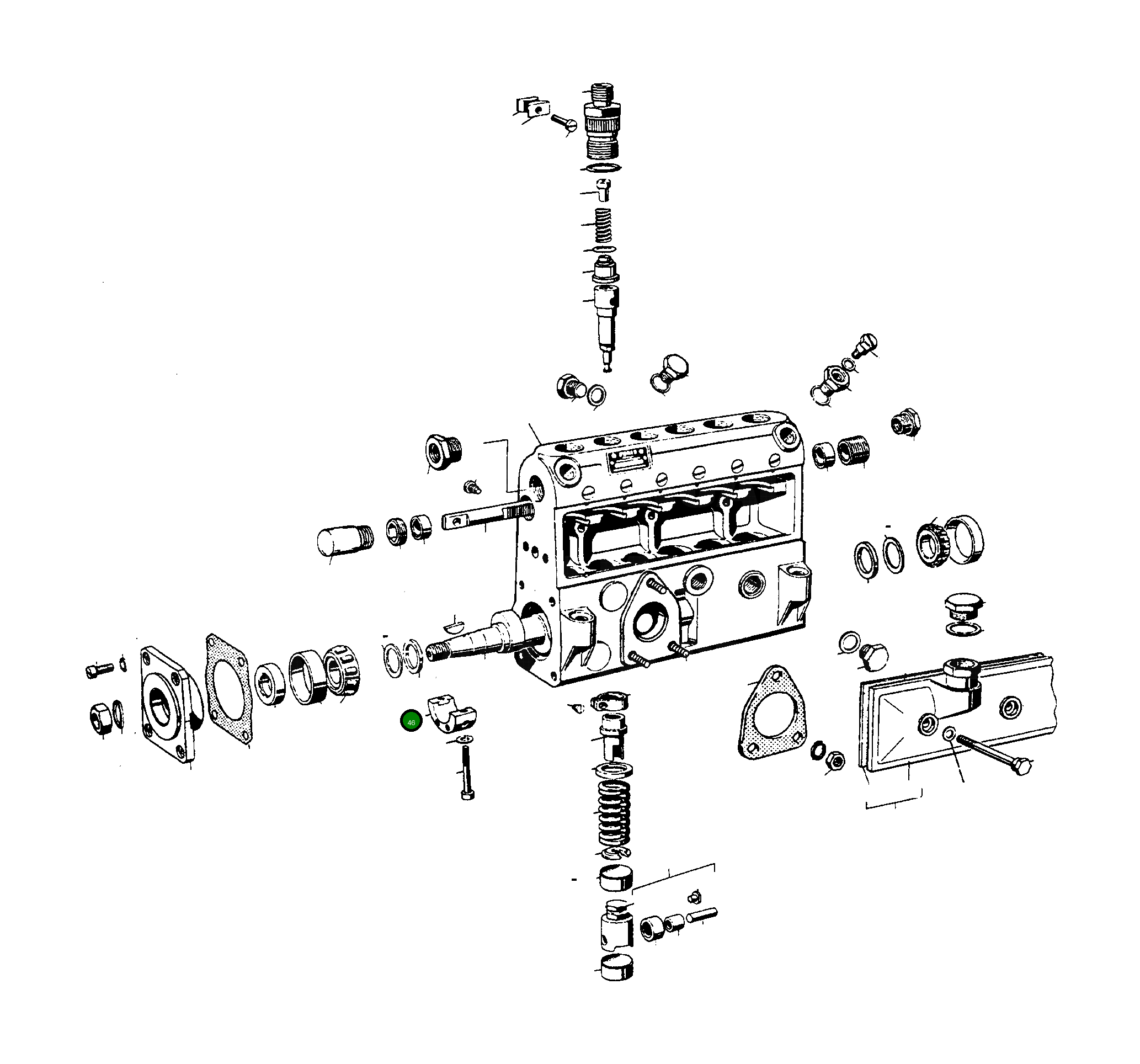 Вкладыш подшипника 3237302M1 Komatsu