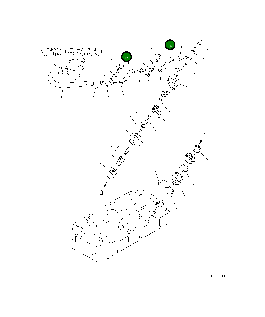 Шланг YM129350-59550 Komatsu