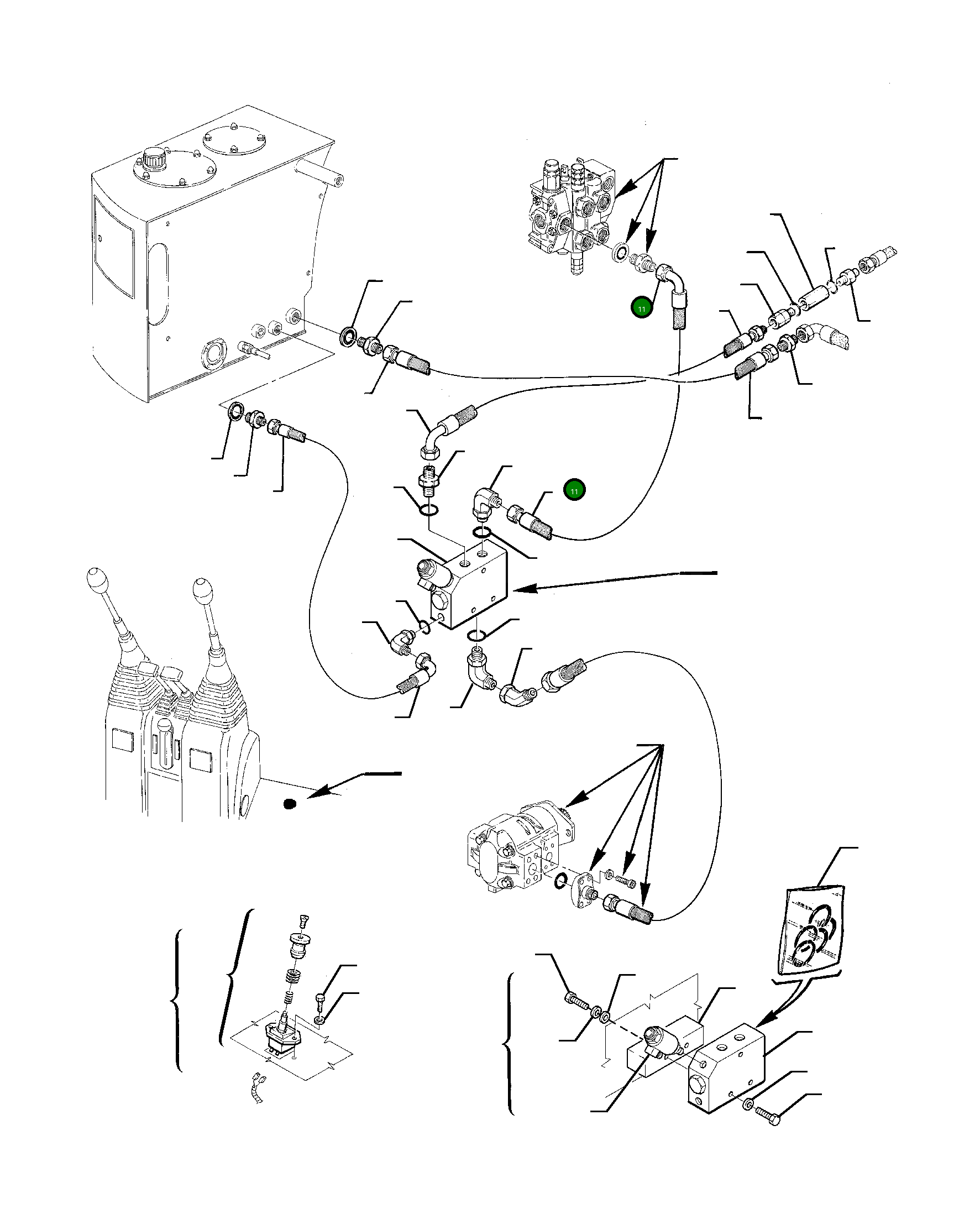 Шланг 852520001 Komatsu