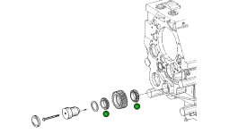 Внутреннее кольцо подшипника 0750 117 477 Komatsu
