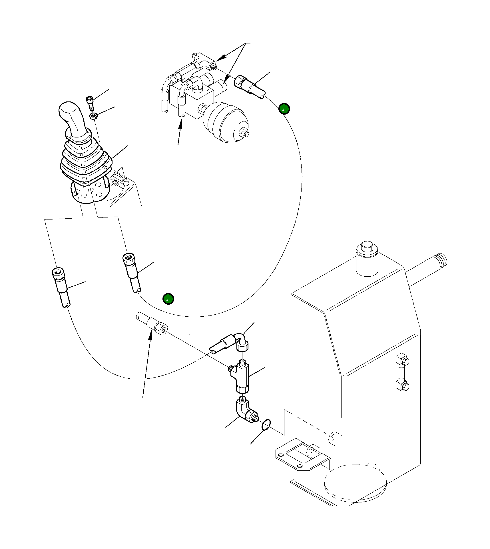 Шланг 392363072 Komatsu
