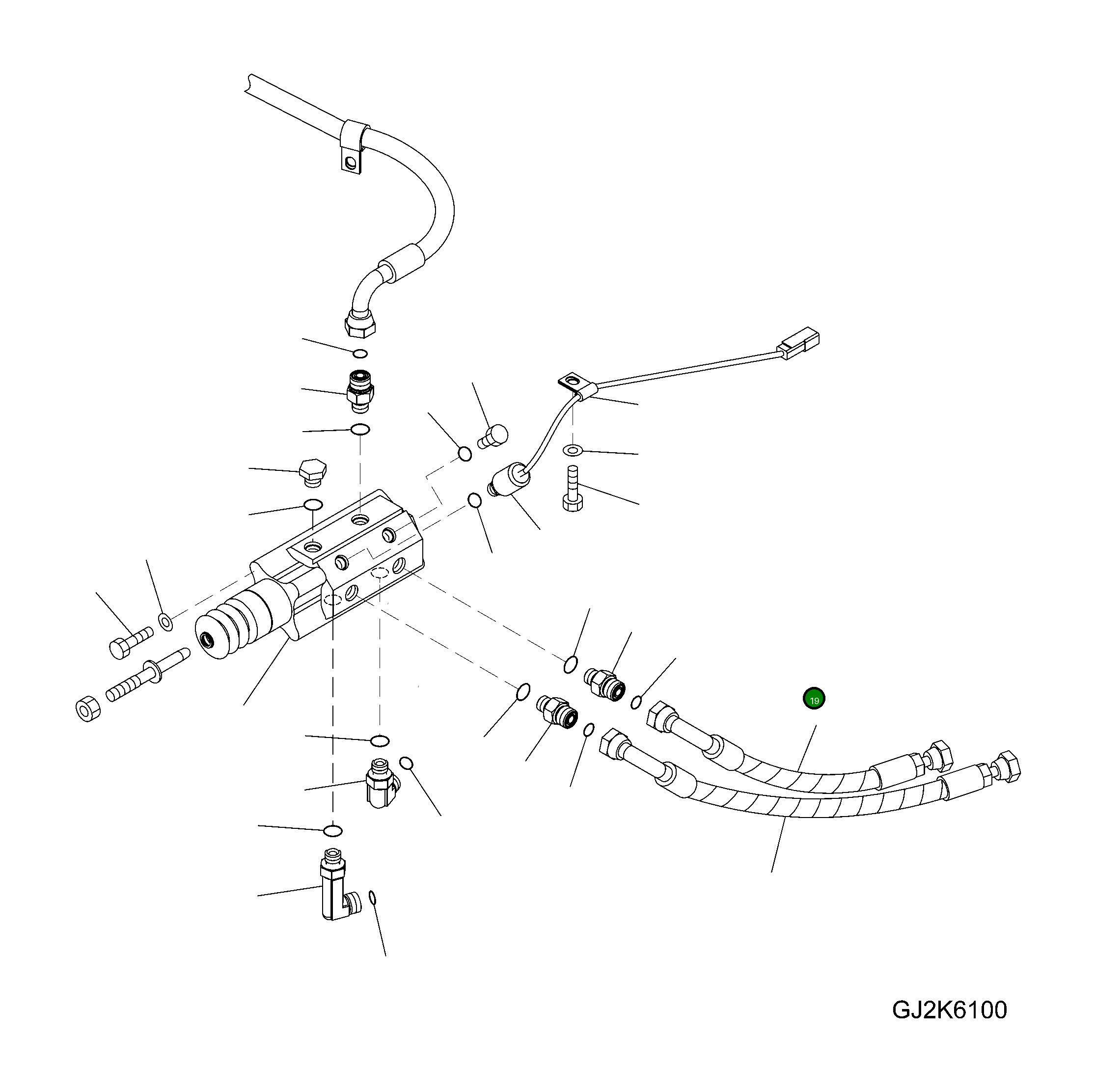 Шланг 421-43-47370 Komatsu